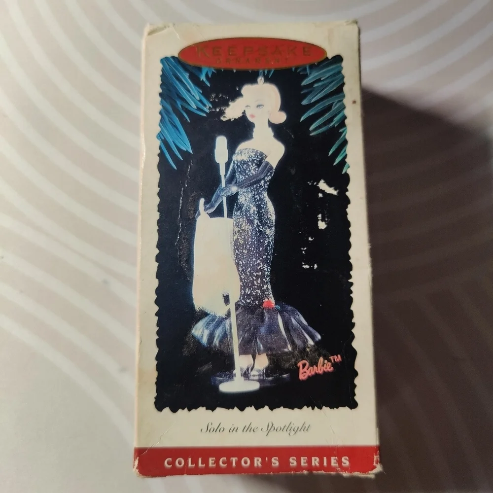 1995 Hallmark Keepsake Barbie Ornament | Solo in the Spotlight | Vintage NIB